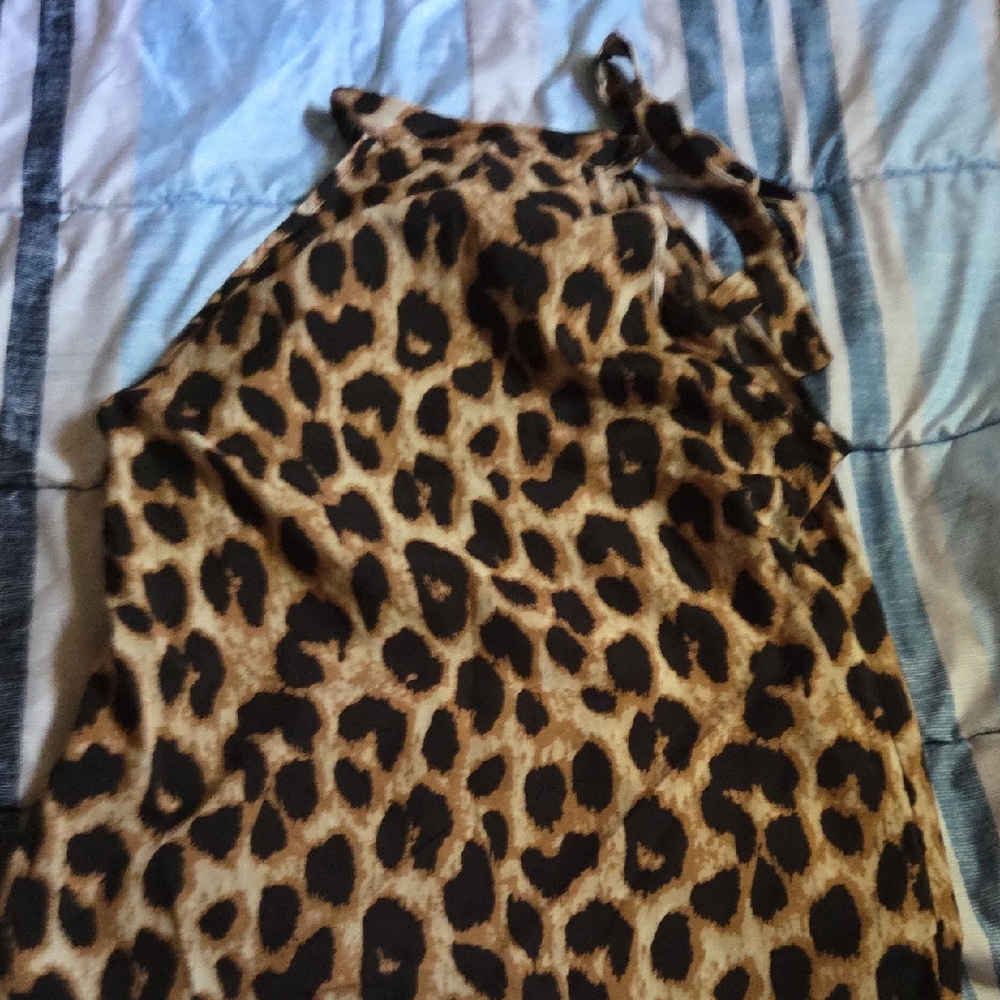 SHEIN Leopard Print Tank Top Outfit